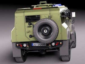 Oshkosh Sand Cat V2 3D 模型