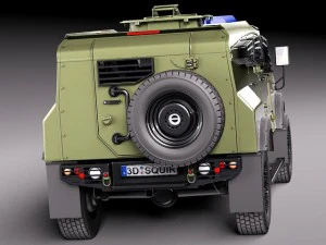 Oshkosh Sand Cat V2 3D Model
