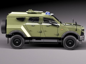 Oshkosh Sand Cat V2 3D 模型