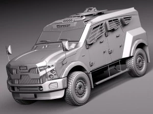 Oshkosh Sand Cat V2 3D Model