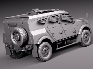 Oshkosh Sand Cat V2 3D 模型