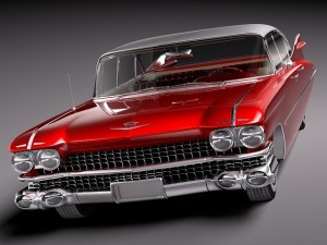 Cadillac 1959 Sedan Hardtop 3D 模型