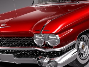 Cadillac 1959 Sedan Hardtop 3D 模型