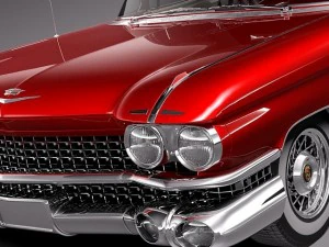 Cadillac 1959 Sedan Hardtop 3D Model