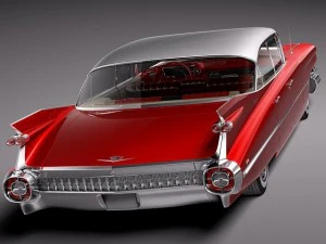 Cadillac 1959 Sedan Hardtop 3D Model