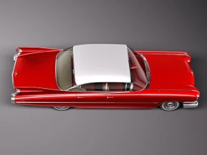 Cadillac 1959 Sedan Hardtop 3D Model