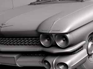 Cadillac 1959 Sedan Hardtop 3D Model
