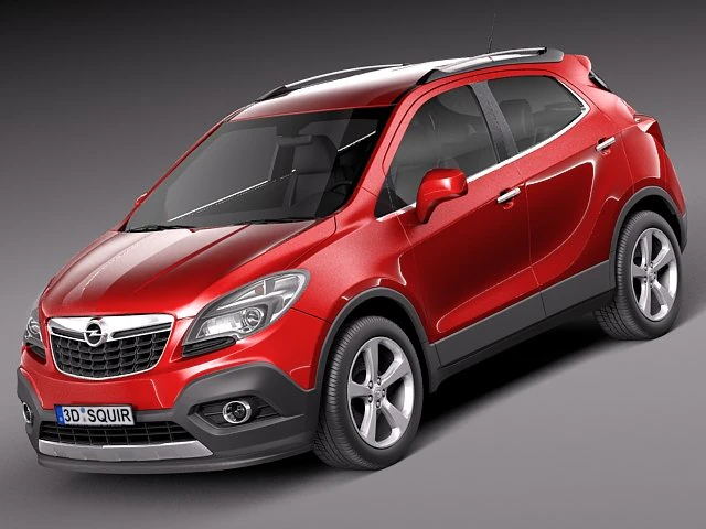 Opel Mokka 2013 3D Model .c4d .max .obj .3ds .fbx .stl .blend 