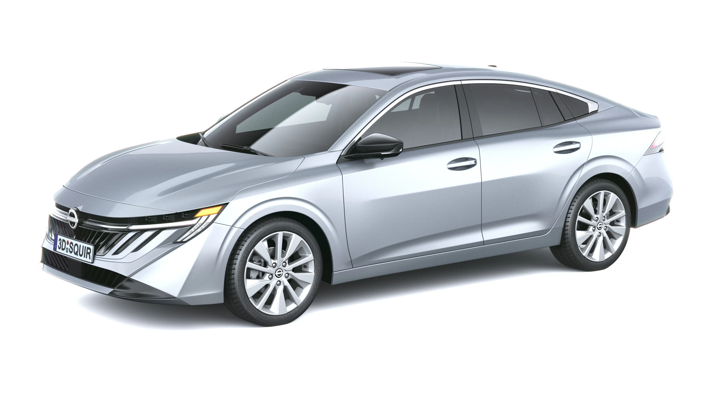 Nissan Sentra SL 2026 3D Model .c4d .max .obj .3ds .fbx .stl .blend 
