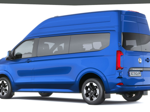 Volkswagen Transporter T7 caravelle L2H2 2025 Model 3D