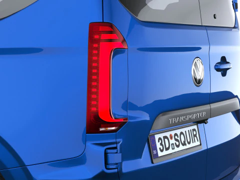 Volkswagen Transporter T7 caravella L2H2 2025 Modello 3D