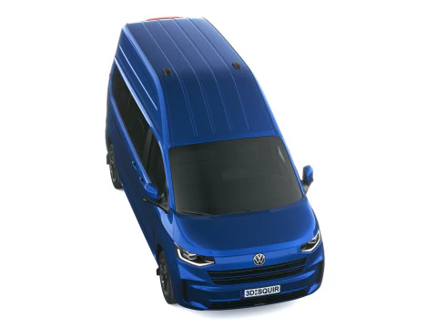 Volkswagen Transporter T7 caravella L2H2 2025 Modello 3D