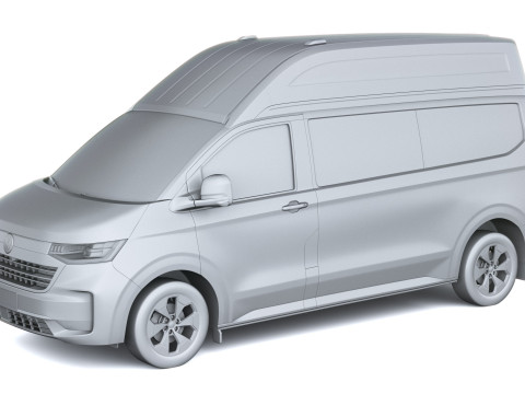 Volkswagen Transporter T7 caravelle L2H2 2025 Model 3D