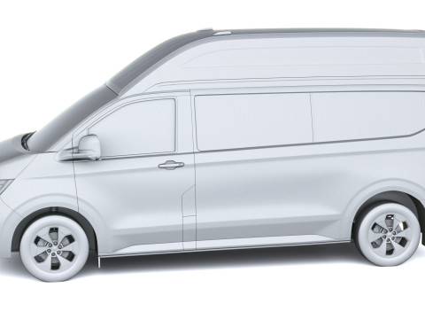 Volkswagen Transporter T7 caravelle L2H2 2025 Model 3D