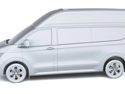 Volkswagen Transporter T7 caravella L2H2 2025 Modello 3D