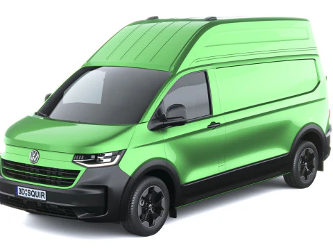 Volkswagen Transporter T7 Panamericana L2H2 2025 Modello 3D