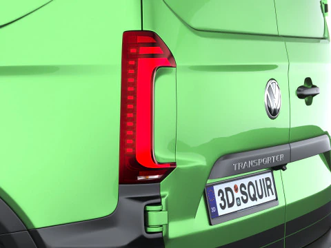 Volkswagen Transporter T7 Panamericana L2H2 2025 Modello 3D