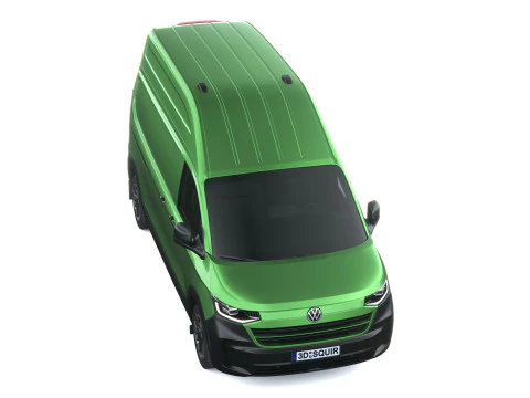 Volkswagen Transporter T7 Panamericana L2H2 2025 Modello 3D