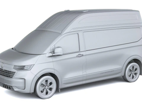 Volkswagen Transporter T7 Panamericana L2H2 2025 Modello 3D