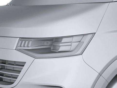 Volkswagen Transporter T7 Panamericana L2H2 2025 Modello 3D