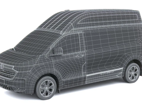 Volkswagen Transporter T7 Panamericana L2H2 2025 Modello 3D