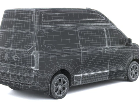 Volkswagen Transporter T7 Panamericana L2H2 2025 Modello 3D