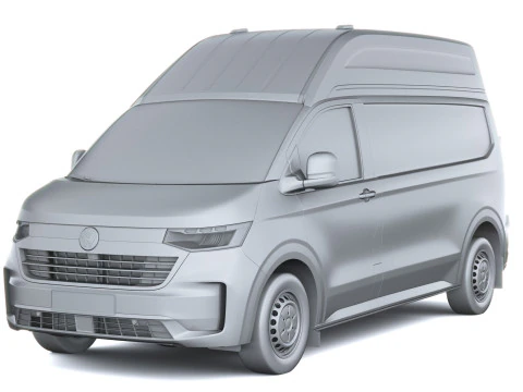 Volkswagen Transporter T7 Fourgon L2H2 2025 Modèle 3D