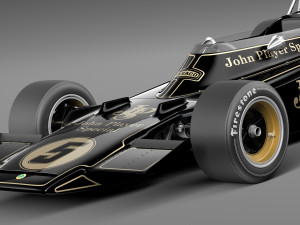 Lotus 72d 1970 John Player Special Grand Prix 3D Model