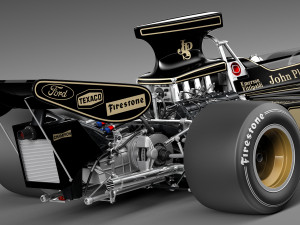 Lotus 72d 1970 John Player Special Grand Prix 3D Model