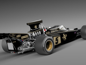 Lotus 72d 1970 John Player Special Grand Prix 3D Model