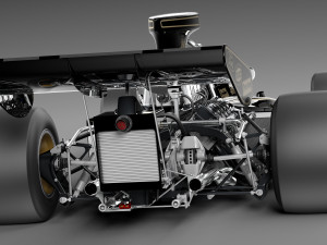 Lotus 72d 1970 John Player Special Grand Prix 3D Model