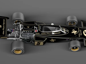 Lotus 72d 1970 John Player Special Grand Prix 3D Model