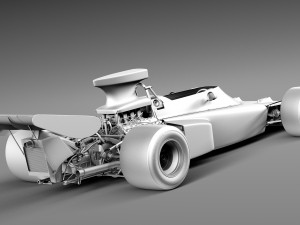 Lotus 72d 1970 John Player Special Grand Prix 3D Model