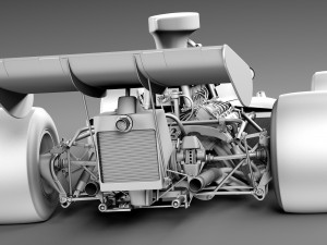 Lotus 72d 1970 John Player Special Grand Prix 3D Model