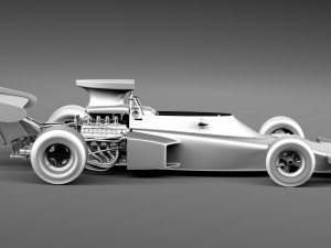 Lotus 72d 1970 John Player Special Grand Prix 3D Model