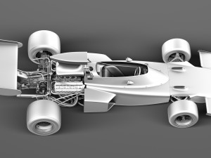 Lotus 72d 1970 John Player Special Grand Prix 3D Model