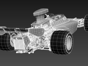 Lotus 72d 1970 John Player Special Grand Prix 3D Model