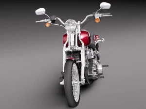 Harley Davidson Softail Springer 2006 3D Model