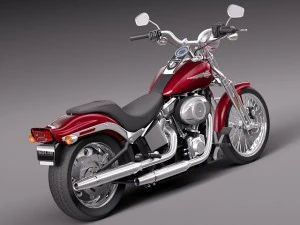 Harley Davidson Softail Springer 2006 3D Model