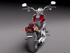 Harley Davidson Softail Springer 2006 3D Model
