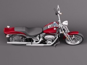 Harley Davidson Softail Springer 2006 3D-Modell