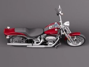 Harley Davidson Softail Springer 2006 3D Model