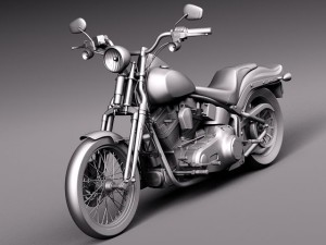 Harley Davidson Softail Springer 2006 3D-Modell
