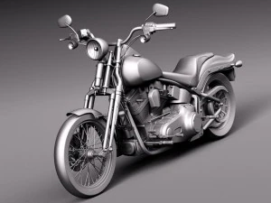 Harley Davidson Softail Springer 2006 3D Model