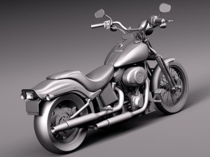 Harley Davidson Softail Springer 2006 3D-Modell