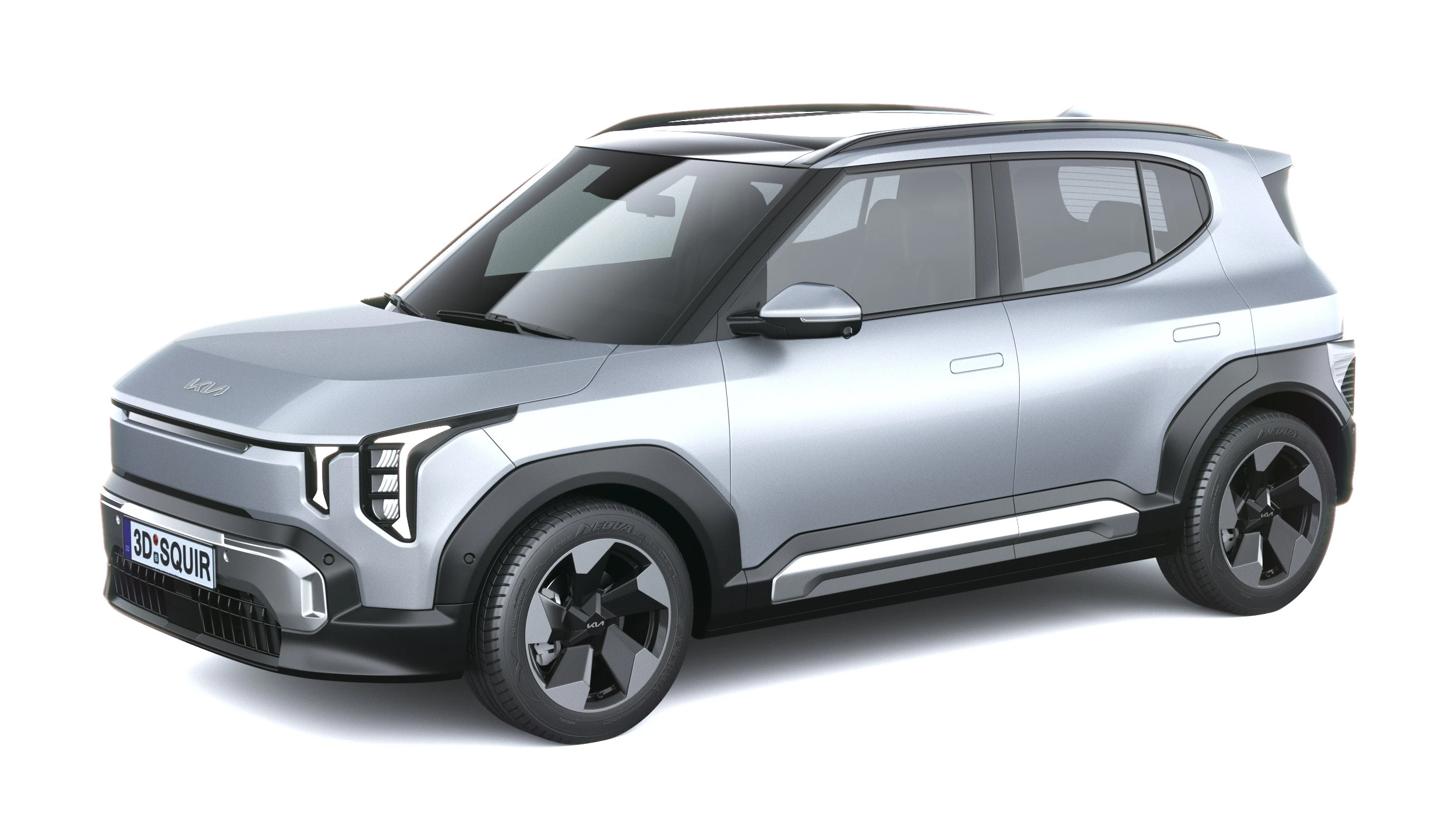 किआ EV2 2027 3D मॉडल .c4d .max .obj .3ds .fbx .stl .blend