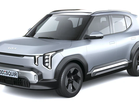 किआ EV2 2027 3D मॉडल