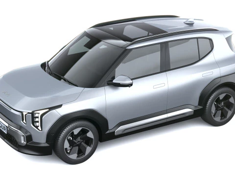 किआ EV2 2027 3D मॉडल