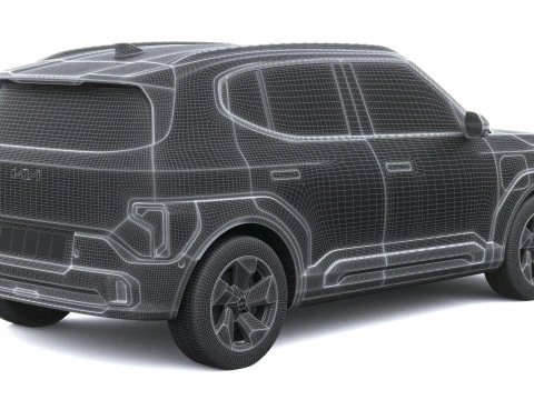 किआ EV2 2027 3D मॉडल