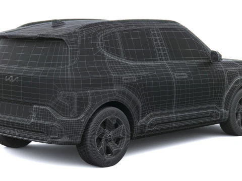 किआ EV2 2027 3D मॉडल